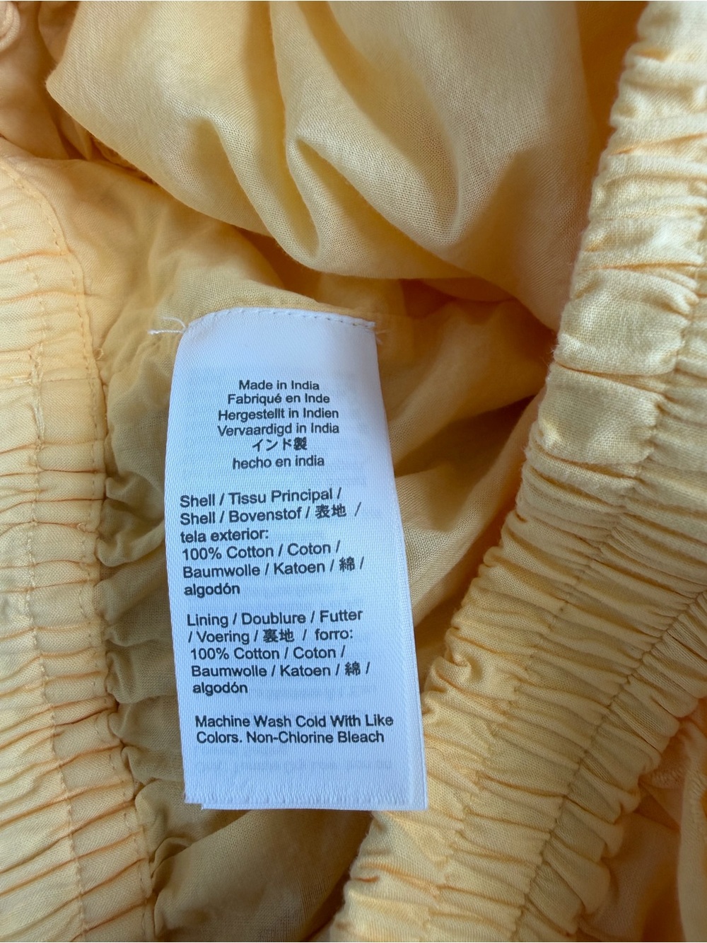 J. Crew Factory Petite Yellow Eyelet Midi Skirt - Picture 7 of 15